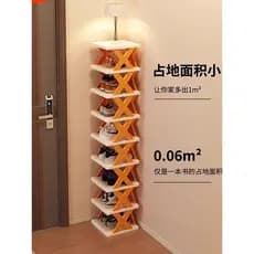 Japão japão importado sapato Rack porta do agregado familiar simples Multi-camada pequeno estreito espaço-economia armaz