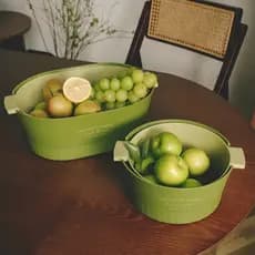 Japão importado dupla camada vegetal lavatório cesta de drenagem lavagem filtro de frutas água cesta de vegetais prato d