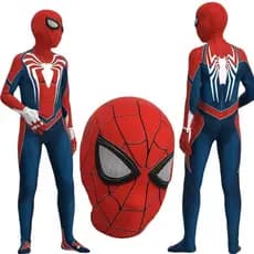 PS4 Traje Do Homem-Aranha Coleção Completa Conjunto Crianças Halloween Festa De Natal Presente De Aniversário Bodysuit S