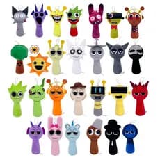 Brinquedo de Pelúcia Sprunki Incredibox Wenda Xinzha Laranja Ladi Brinquedo de Pelúcia e Presente Presente de Natal Pr