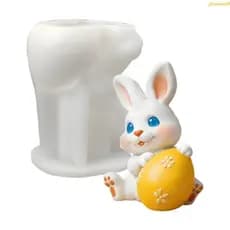 Fácil Limpeza Silicone Páscoa Molde Para E Emplastros Artesanato