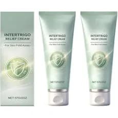 Pacote Duplo de Creme Calmante Intertrigo——Creme de cuidado da pele anti-rugas e anti-irritações para uso diário, de ráp