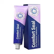 Adesivo para Dentaduras Comfort Seal Pro, Gel Adesivo Termoplástico para Dentaduras de 40g, Cola de Fixação de Longa Dur