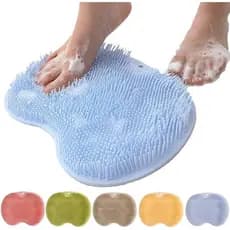 Escova para os pés para o chuveiro, 2026 Escova para lavar os pés, massageador de pés, tapete para lavar os pés com plac