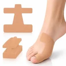 40 Peças de Fita Pré-Cortada para Joanetes - Fita Elástica de Kinesiologia para Joanetes e Dedo Grande do Pé, Corretor d