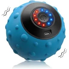 Bola de Massagem Vibratória Aprimorada com 5 Velocidades, Display LED, Bola de Massagem Vibratória Recarregável para Alí