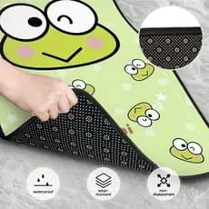 Conjunto de 4 peças de tapete antiderrapante para carro Sanrio, acessórios fofos para Interior de carro, tapete de carro