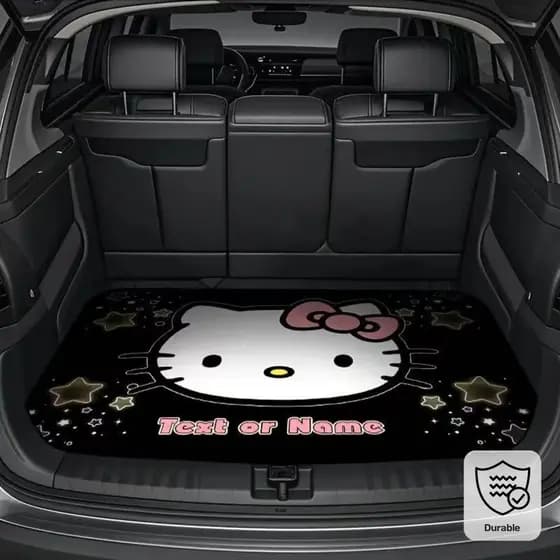 1 peça Sanrio Heltty fofo, tapete de bagagem, mantenha o carro limpo, durável, tapete de bagagem, tapete de carro, prese