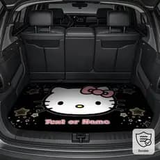 1 peça Sanrio Heltty fofo, tapete de bagagem, mantenha o carro limpo, durável, tapete de bagagem, tapete de carro, prese