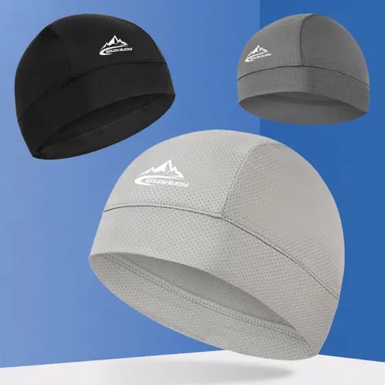 Cooling Capacete De Caveira Forro Respirável Sweat Wicking Cycling Running Hat Confortável Chapéu De Caminhada Ao Ar Liv