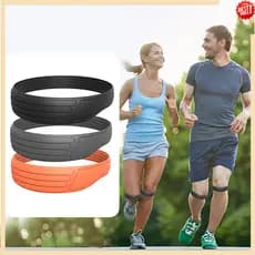 1 Par Patela Tendão Cinta De Joelho Para Alívio Da Dor Basquete Estabilizador Silicone Banda Elasticidade Anel Patelar