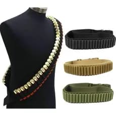Bandolier Redondo 27/50 Para Cartucho De Calibre 12 20 , Acessórios De Caça Com Suporte De Munição Airsoft Bullet