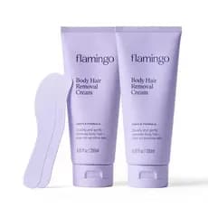 Flamingo Removedor de Pelos Corporais Feminino (2 Unidades) 6.76 fl oz - Remove pelos das pernas, braços, axilas, abdôme
