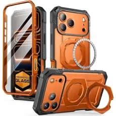 Capa SUPCASE para 17 Pro Max (UBGripPro), [Protetor de Tela de Vidro Temperado Integrado e Suporte] [Capa de Controle da