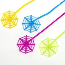 10/20/30 Pçs Diversão Crianças Festa De Aniversário Favor Mini Pegajoso Aranha Web Brinquedo Presente Saco Giveaway Ench