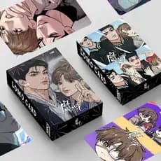 30pcs JinX Personagem Holograma Laser Cartões Lomo Hatsune Miku Komi Não Pode Comunicar Cartoon GENSHIN MASHLE Photocard