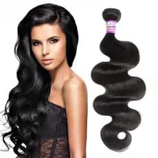 Onda Corporal Preta Natural 100g/Bundle Cabelos Virgens Brasileiros 100 % Humanos Bundles 8-30 Inch Remy Hair