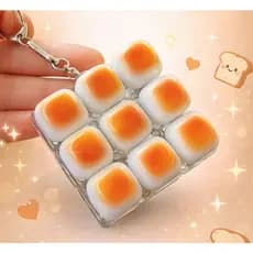 Chaveiro De Teclado Com 9 Espaços Para Pão Torrado LED-Mini Brinde Fidget Toy Blue Switch Clicker