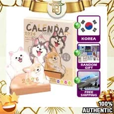 Conjunto De Bloco De Notas Com Calendário De Mesa Para Animais De Estimação Fofos 2026 (1 Unidade/2 Opções)-Decoração De