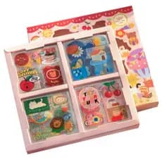 Conjunto De Adesivos De Decoração De Diário Mega Bulk (Hortelã Multicolorido)-Estético Scrapbook Telefone Laptop DIY Dec