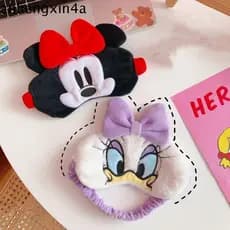 Máscara Blackout Para Os Olhos ANHENGXIN , De Pelúcia Dos Desenhos Animados Da Minnie Mickey , Proteção Com Isolamento D