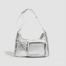 Bolsa De Ombro Harajuku Feminina Coreana Transparente Ita Bag Mochila Crossbody Estilo Preppy