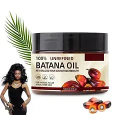 Hey Keratin Óleo de Batana para Crescimento Capilar, Pasta de Óleo de Batana Orgânica, Óleo de Batana Cru 100% Natural d