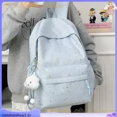 Temporada escolar estudante mochila estrela mochila estudante do ensino médio ins estilo mochila leve simples mochila de