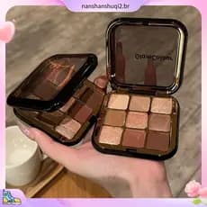 GL AMCOLOUR Paleta de sombras de nove cores Uma paleta multiuso fosca perolada paleta multifuncional sombra não @-