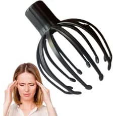 Massageador de Cabeça - Massageador de Cabeça para Faixa de Cabeça, Design Elétrico de 360 Graus, Alivia Estresse e Tens