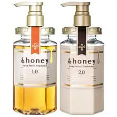 [Produto Original] &honey Conjunto de Shampoo e Condicionador Hidratante Profundo 440mL+450g/14.87fl.Oz+15.69Oz (Conjunt