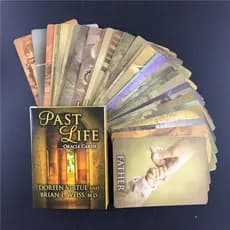 2022 Nova Vida Passada Oculo Cartões Completa Inglês Tarot Jogos De Tabuleiro De Fábrica Feito De Alta Qualidade