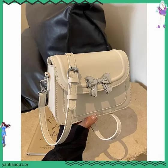 2328 pessoas coleção arco saco de presente feminino 2025 novo estilo moda All-Match saco do mensageiro de um ombro nicho