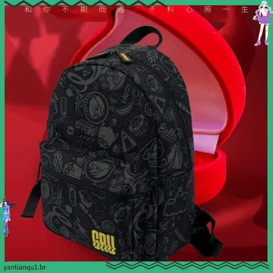 Genuíno Minions primavera Casual mochila estudo moda simples mochila feminina saco de escola mochila
