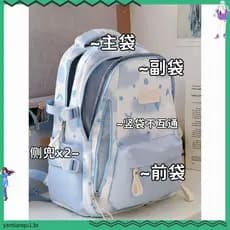 Mori Series Schoolbag Junior High School ins Estudantes do ensino médio Tie-Dye Simples de alta aparência Grande capacid
