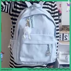 10.000 pessoas coleção cor sólida menina júnior estudante do ensino médio mochila ins japonês estudante do ensino médio
