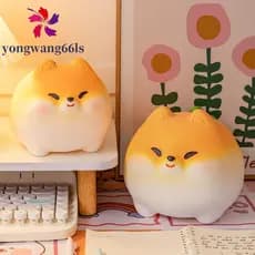 YONGWANG Caixa De Dinheiro Para Cachorro De Desenho Animado , Cofrinho De Vinil Resistente À Queda , Caixas Kawaii Estil