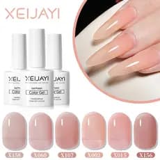 XEIJAYI 1pc 7,3ml Gel De Esmalte De Unhas Transparente De Damasco Popular Para O Natal De Inverno Presente De Mulheres