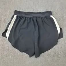 Maratona sem costura laminado shorts de corrida forro calças duplas shorts de três pontos grupo esportes shorts casuais