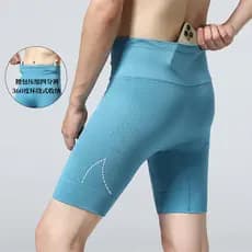 Shorts de corrida de alta elasticidade calças de compressão masculino feminino estilo maratona Leggings de cinco pontos