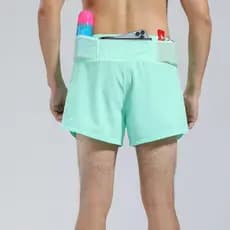 Shorts de corrida masculino forro respirável leve Fitness esportes de secagem rápida maratona resistência Zero cinto de