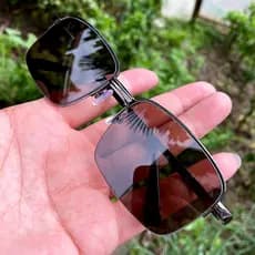 Donghai óculos de pedra de cristal com levantamento de olhos, óculos de pedra para idosos de meia-idade, óculos de condu