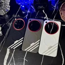 Adequado para capa de telefone OPPO FindX9Ultra, estilo de moda simples, capa de couro puro com botão de Metal com borda
