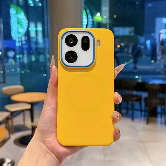 Adequado para Oppo Find X9 Pro Blue Series, Find X8s Design de cores contrastantes, X8 Ultra Magnético, Find X8 Pro