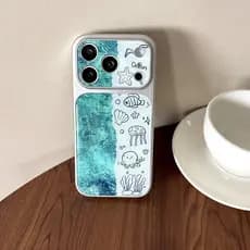 Adequado para capa de telefone Apple 16PRO Sea Animal Design, iPhone 15PRO com tudo incluído, 14 estilos populares, 13 c