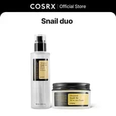 COSRXOFFICIALSnailEssenceandDUOSET_AdvancedSnail96MucinPowerEssence&AdvancedSnail92AllInOneBundle_fordryandsensitive,car