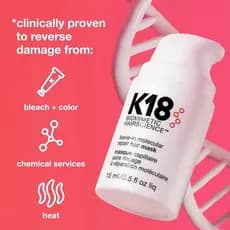 Máscara Capilar K18 Bionic Hair Care Scientific Leave-In para Reparação Molecular 15ml Produto para Cuidado Capilar
