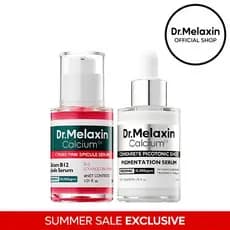 [Dr.MelaxinOfficial] Lumifirm&liftDuo | Preenchimento, Firmeza, Cuidado para a Luminosidade | Sérum CyanoPinkSpicule + S