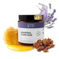 Cuidado Universal para Flare da MyMagicHealer |   Para Problemática |   Enriquecido com Extrato de Gema de Ovo e Pr