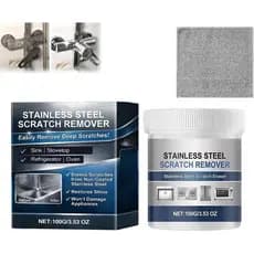 Kit Removedor de Riscos em Aço Inoxidável OKLJ, Restaurador de Pia em Aço Inoxidável, Restaurador Multiuso, Removedor de
